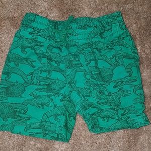 Camo alligator shorts